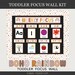 Toddler Focus Wall Template, Toddler Learning Wall, Classroom Circle ...