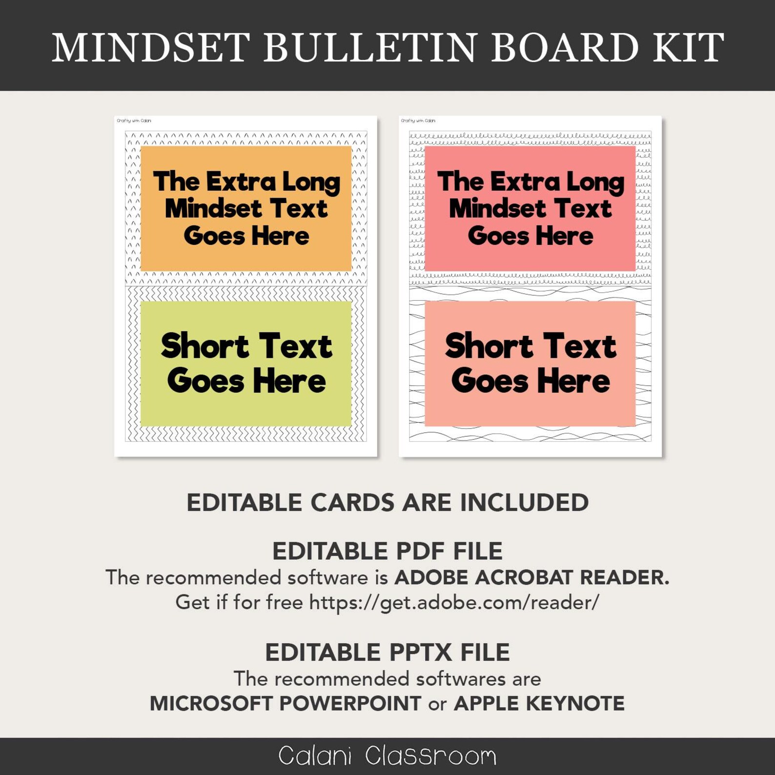 The Power of yet Bulletin Board Kit, Doodle Classroom Display ...