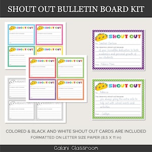 Staff Shout Out Bulletin Board Kit in Taco Theme (digital Download) - Etsy