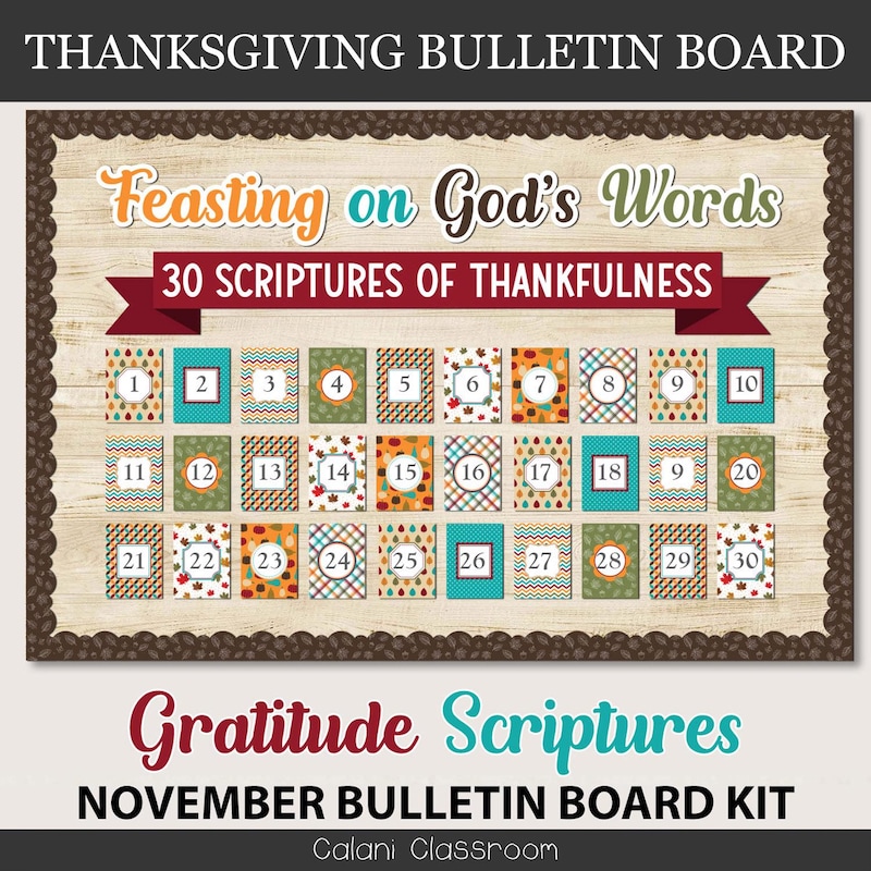 Gratitude Bulletin Boards - Etsy