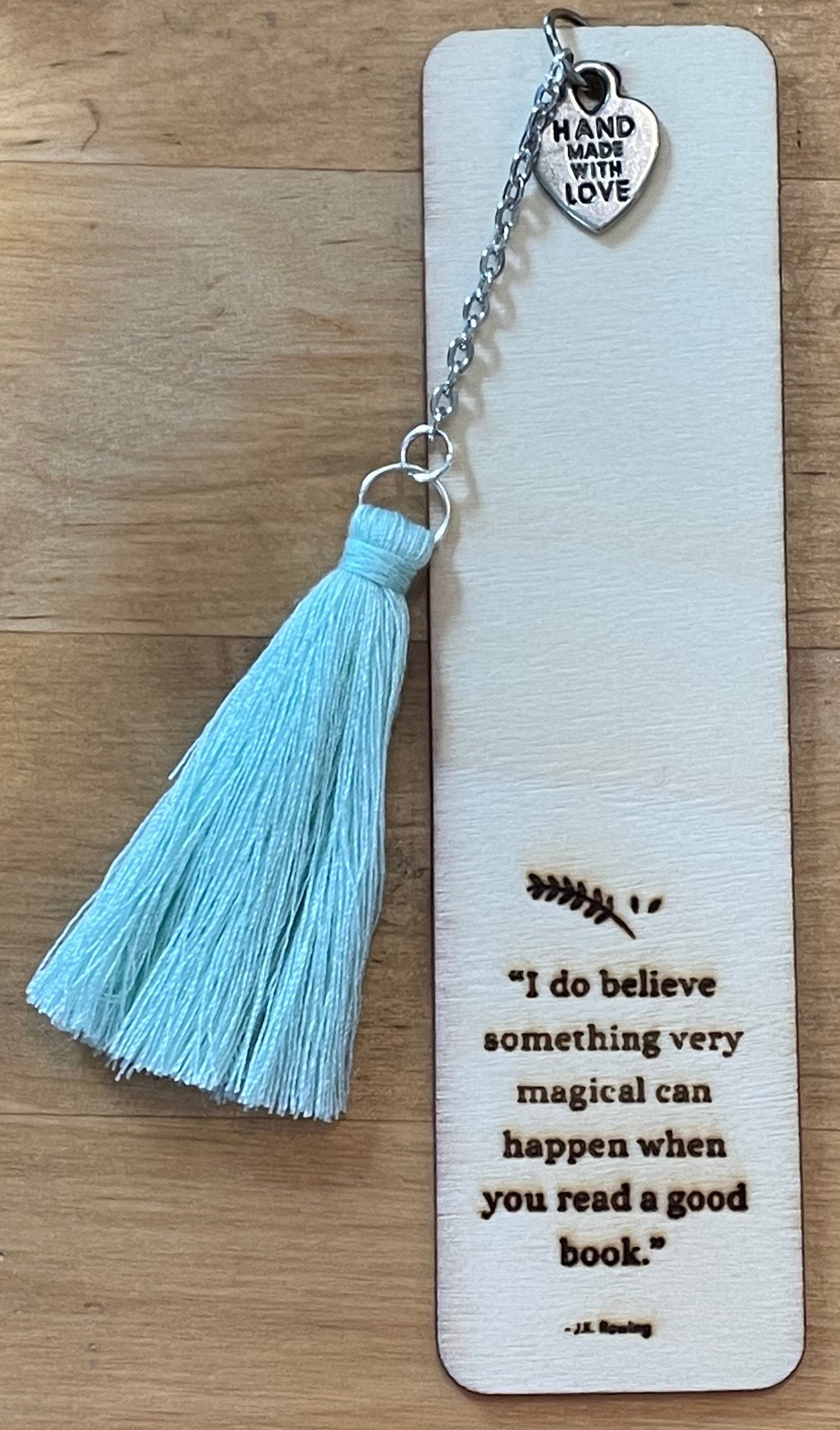 Quote Bookmark with Tassel 2 Etsy