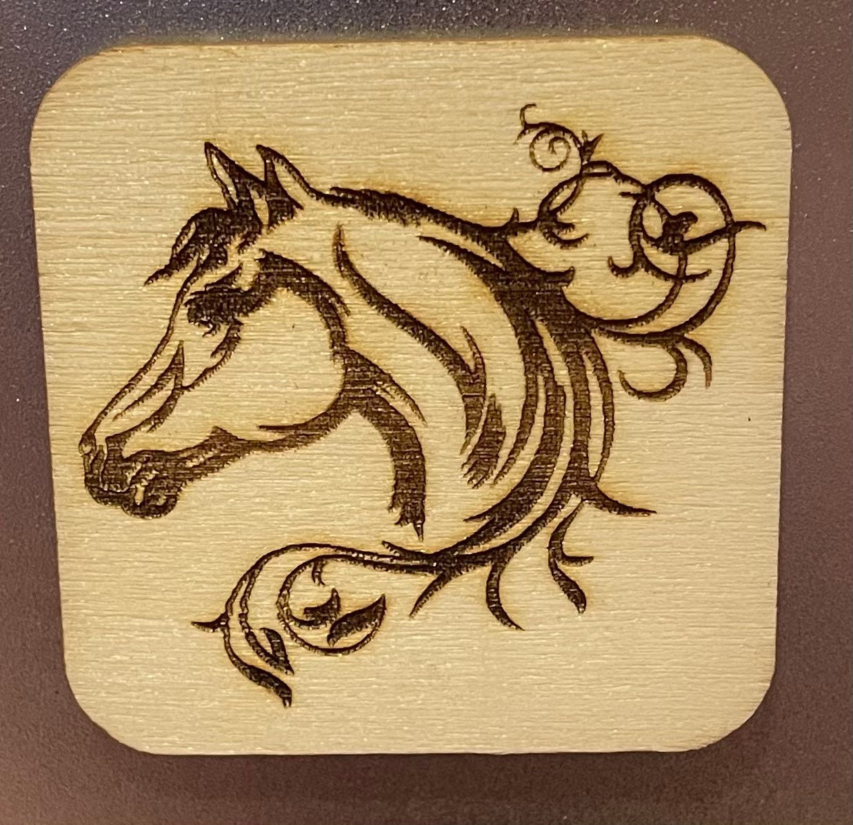 Laser Engraved Wood Fridge 2 x 2 with Quote/Image Etsy