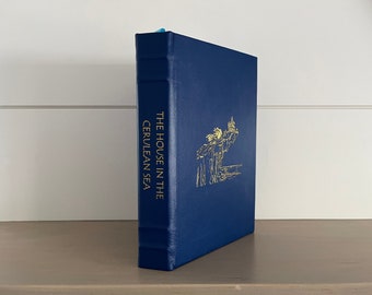 The House in the Cerulean Sea - by TJ Klune - Handmade Leatherbound - Premium Leather Bound Book