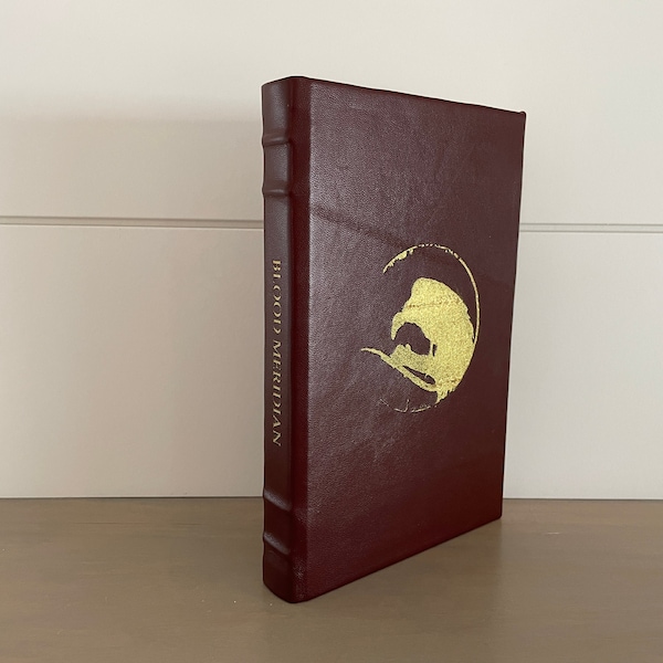 Blood Meridian - by Cormac McCarthy - Handmade Leatherbound - Premium Leather Bound Book