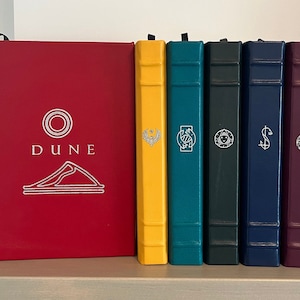 DUNE 6 Bücher Set Saga Lederband - Premium Ledergebundenes Buch