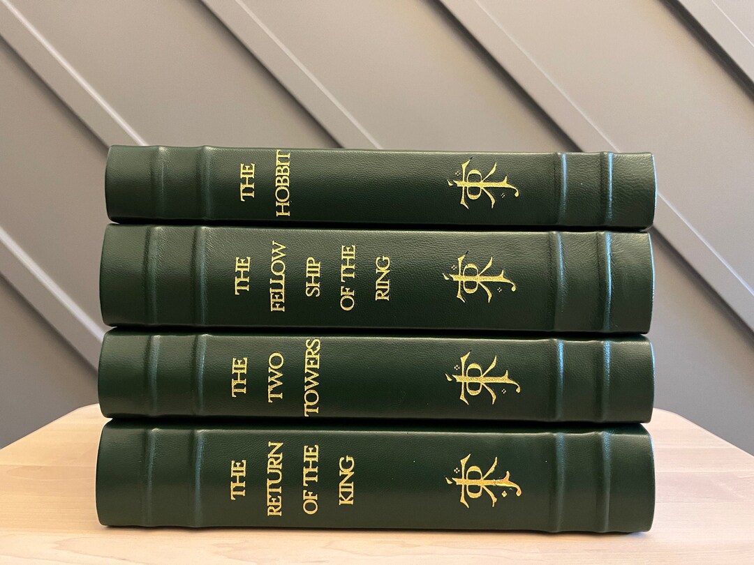 The Hobbit & Lord of the Rings Set - Handmade Leatherbound - Premium