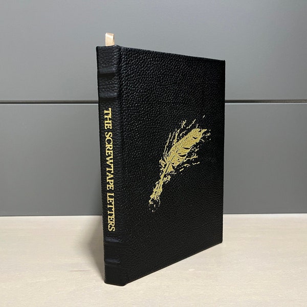 The Screwtape Letters - By C.s. Lewis - Handmade Leatherbound - Premium Leather Bound Book