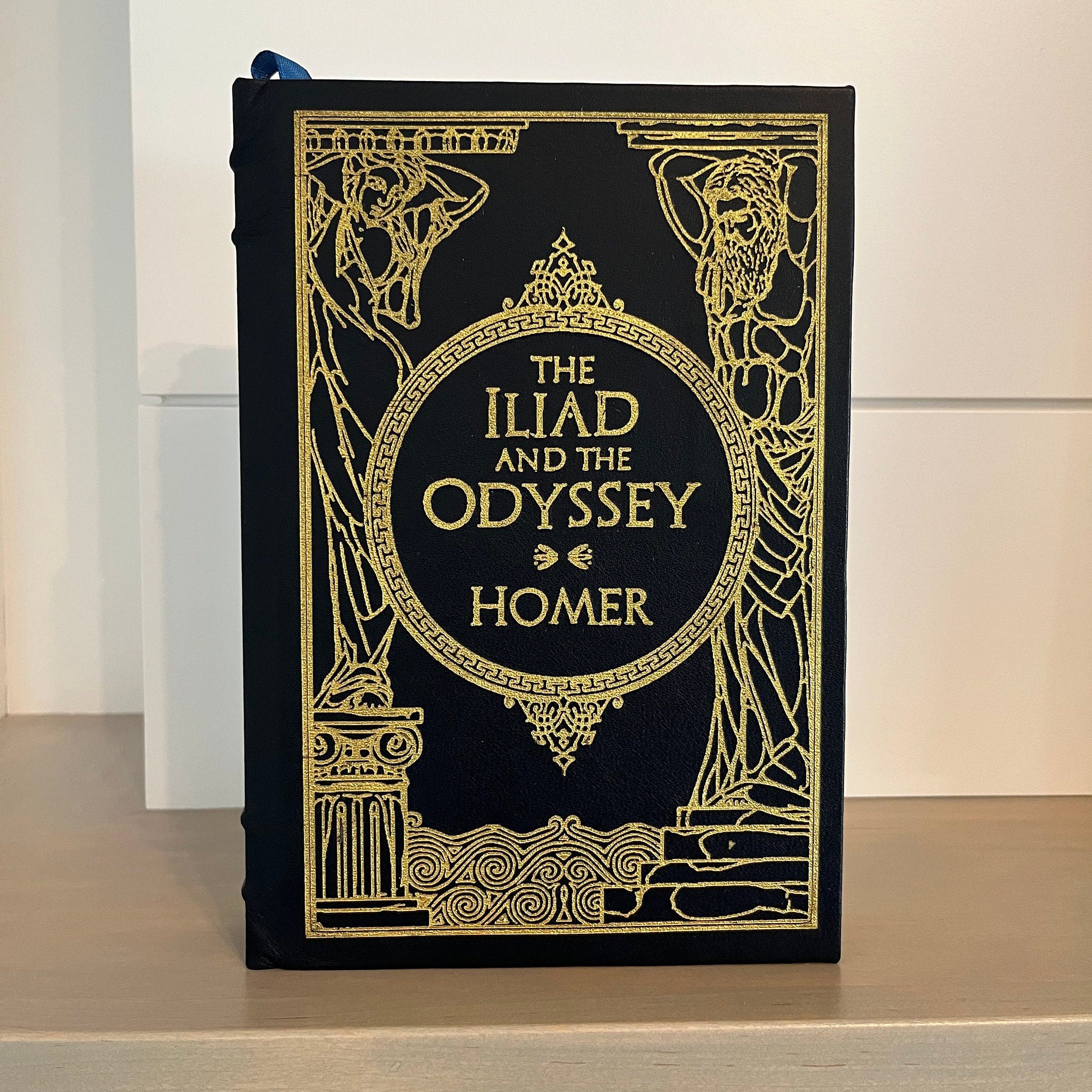 The ILIAD & The Odyssey by Homer Handmade Leatherbound