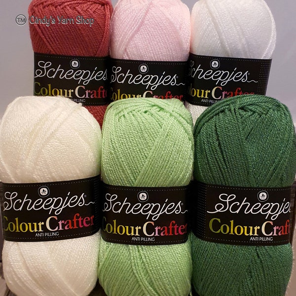 Scheepjes Colour Crafter 100g - Soft and Smooth Acrylic Yarn