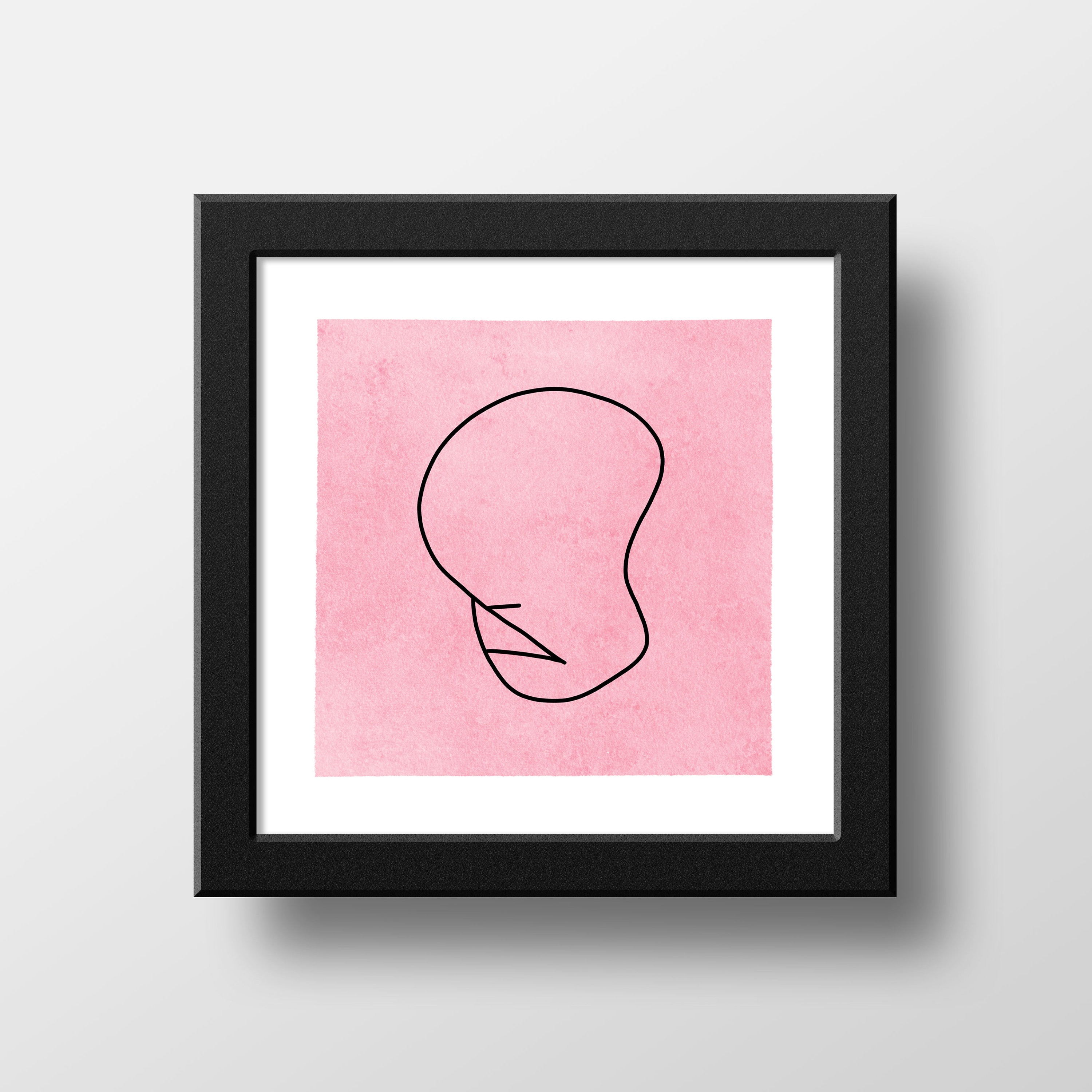 Die Simpsons Würde Aquarell Druck, Malerische Simpsons, Kirk Van Houten Würde Poster Aquarell Illustration Druck Wand Kunst | 21x21cm