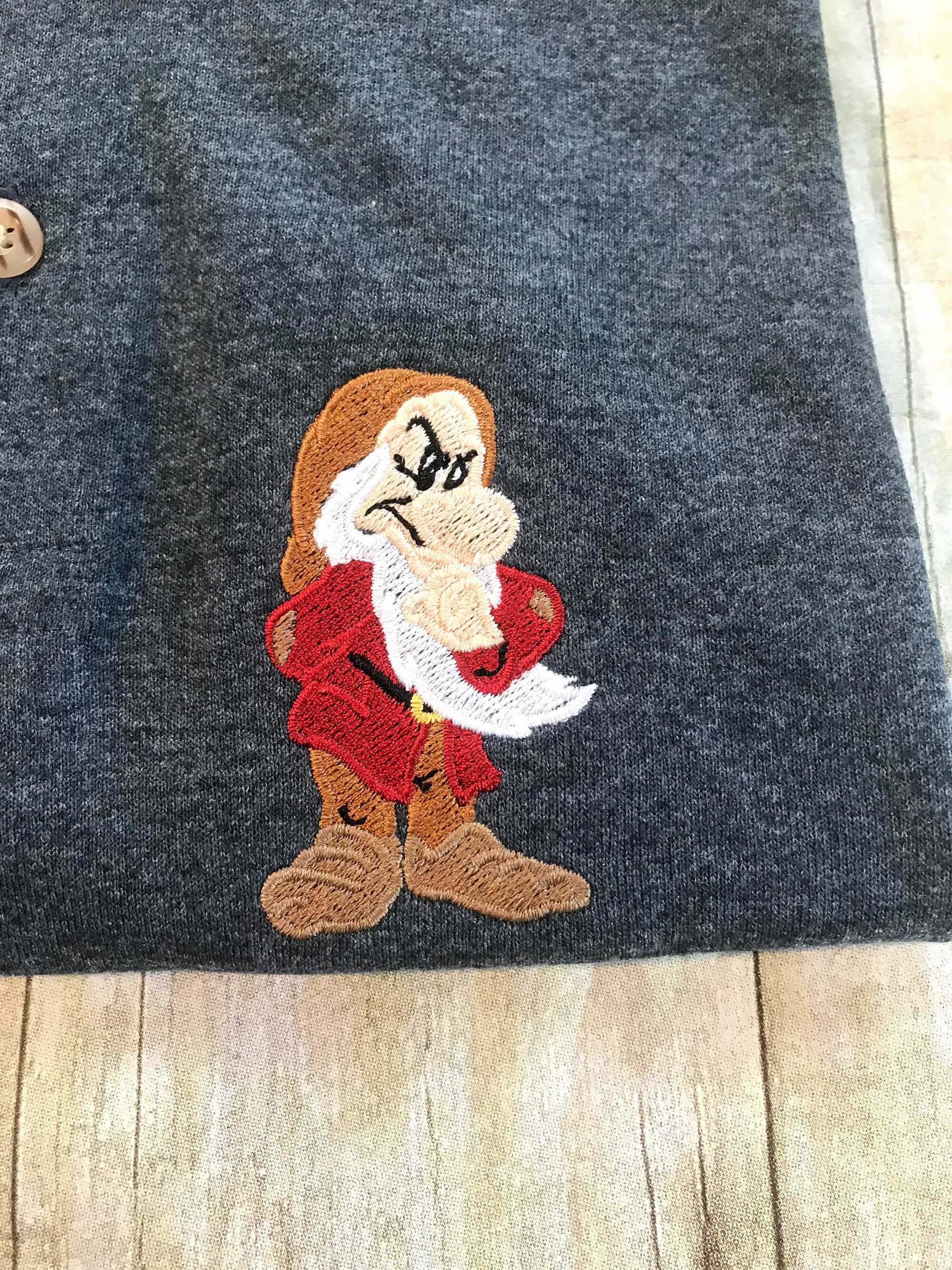 Grumpy Embroidered Polo Shirt