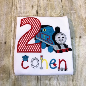 Thomas Train Personalized Birthday Shirt