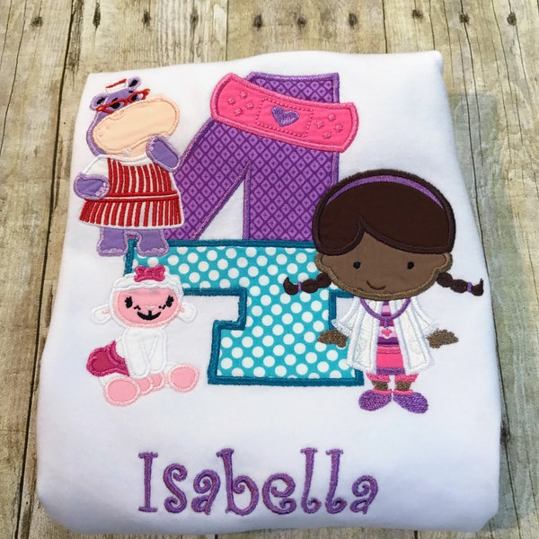 Doc McStuffins Personalized Birthday Shirt