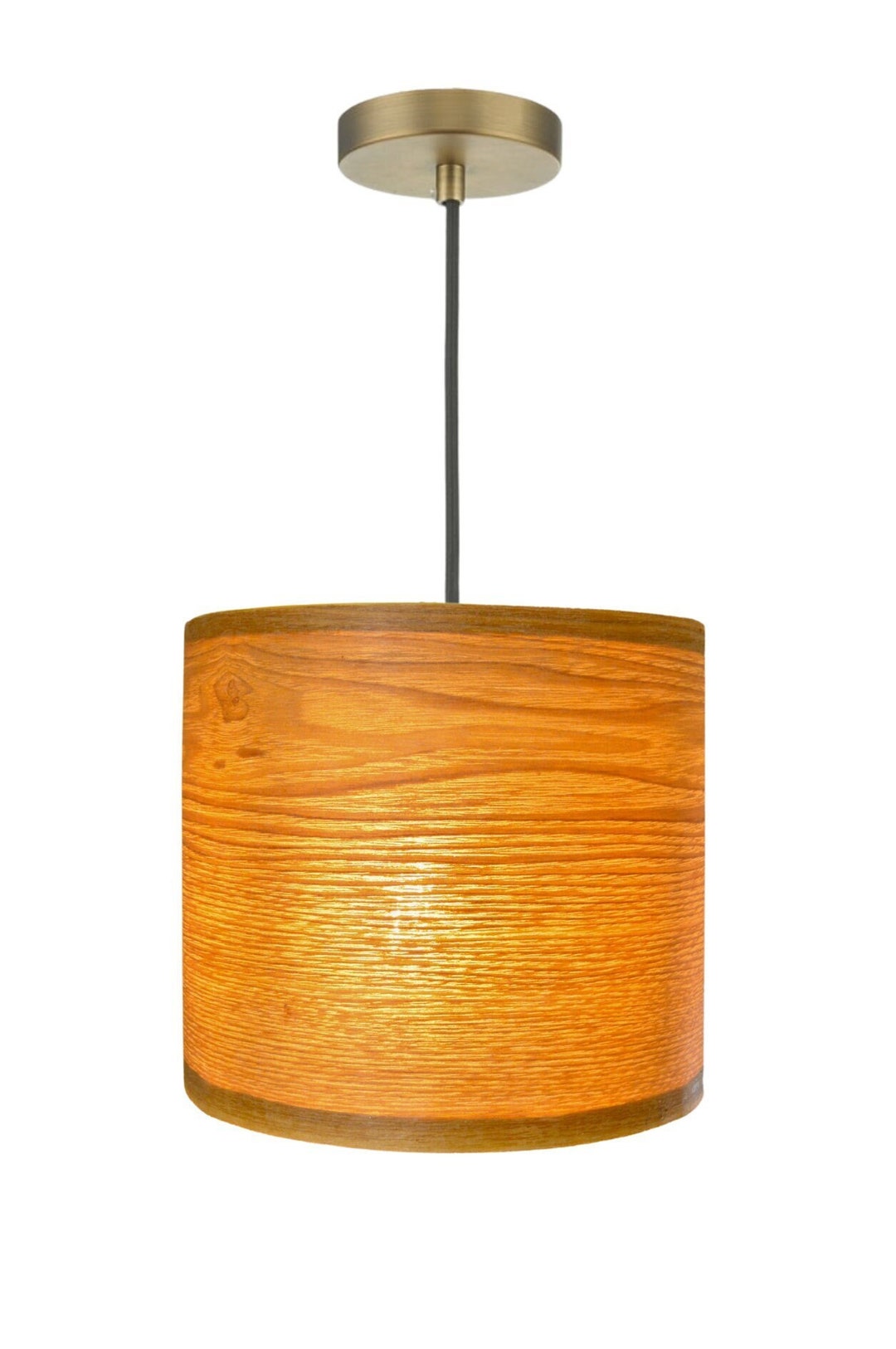 20 Cm Wooden Ceiling Light Ash Lightshade for Pendant Lights Ideal for