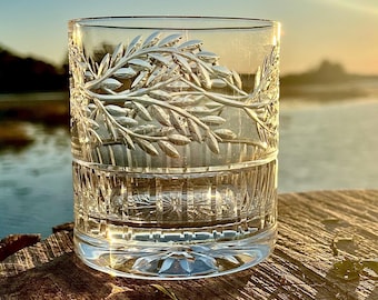 Whiskey Glass for Retirement Gift for Grandpa Personalized Scotch Home Bar Set Brother Birthday Gift for Husband Bridal Party Wedding Favor
