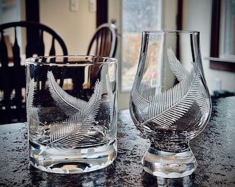 Personalized Whiskey Glasses, Glencairn Glasses, Anniversary Gift for Him, Cocktail Glasses