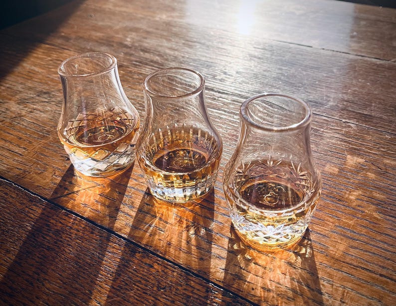 Juego de vasos de cata de whisky, artículos de bar, decoración para el hogar, regalo de degustación de whisky escocés y bourbon, regalo para la jubilación de papá. imagen 12