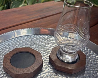 Posavasos para whisky, tabla de vuelo, expositor de bourbon, accesorio de bar, soporte para bebidas, soporte Glencairn, idea de regalo para entusiastas, decoración de bar en casa, juego de utensilios de bar