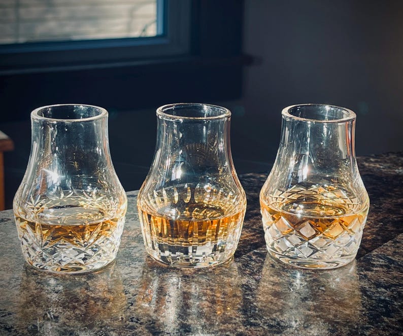 Juego de vasos de cata de whisky, artículos de bar, decoración para el hogar, regalo de degustación de whisky escocés y bourbon, regalo para la jubilación de papá. imagen 6