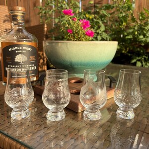 Wee Glencairn, Whiskey Tasting Flight Board, Bourbon Enthusiast Gift Set, Anniversary Present for Husband image 7