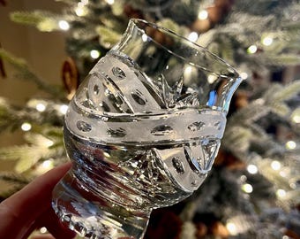 Hand-Engraved Glencairn Whiskey Glass: Celtic Hooley Bourbon Tasting Gift