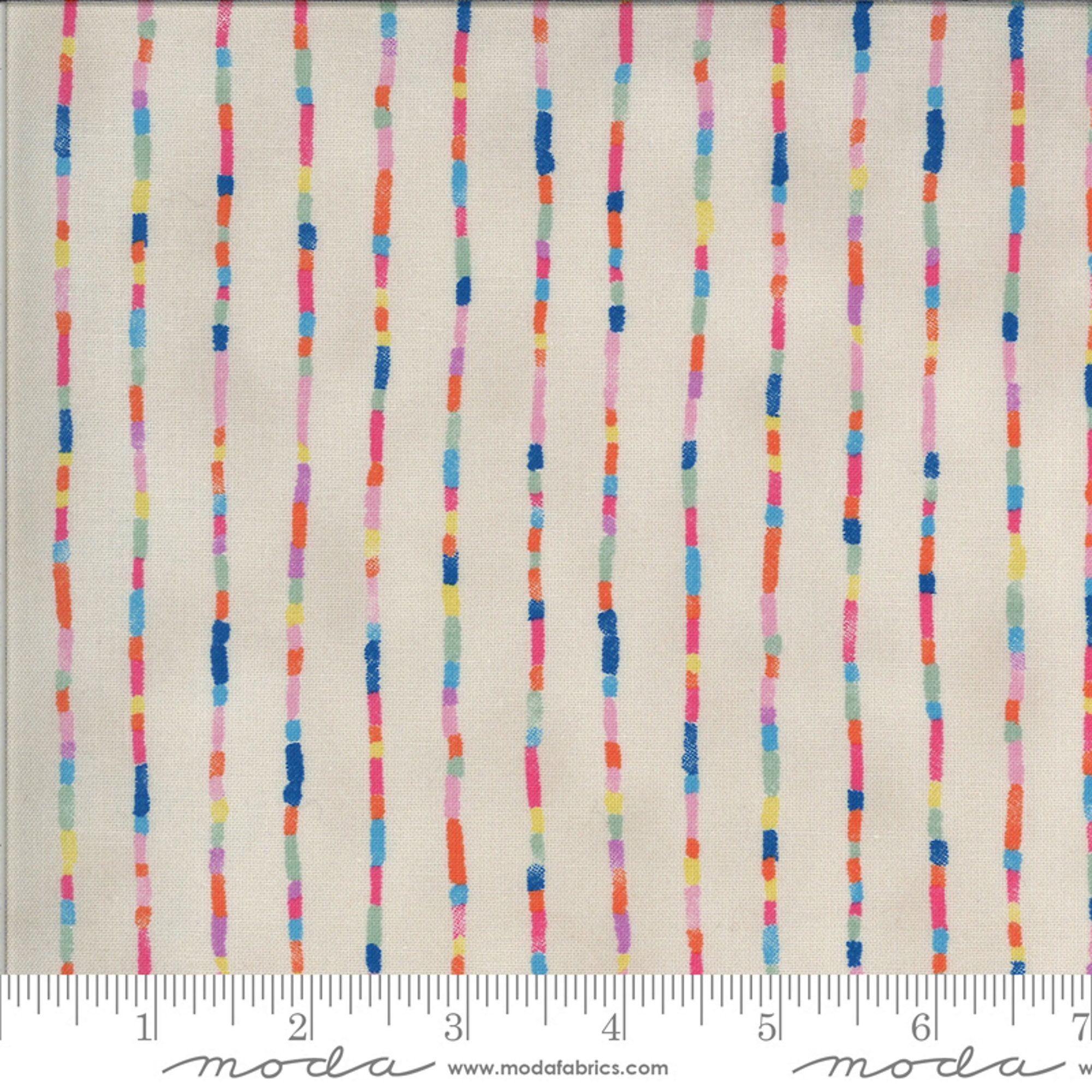 Linen Lulu Collection Stripe Natural Color Fabric by Etsy