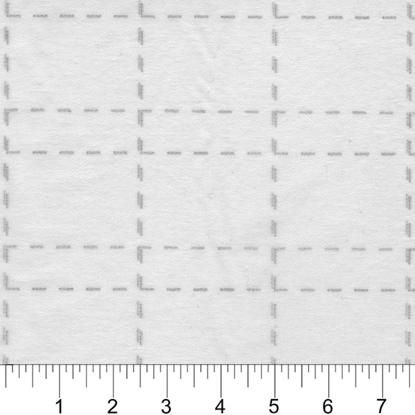 Interfacing - 2-1/2" inch Grid - Fusible Interfacing - 48 inch width - Bosal - ( 327CB-WHT )