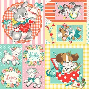 Dear Little World: Kawaii Friends - Orange - Quilt Gate - Quilting Cotton Fabric - QUGLW2020-11B