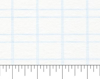 Interfacing - 1" inch Grid - Fusible Interfacing - 48" inch width - ** Last Piece ** - Bosal - ( 327AB-WHT )