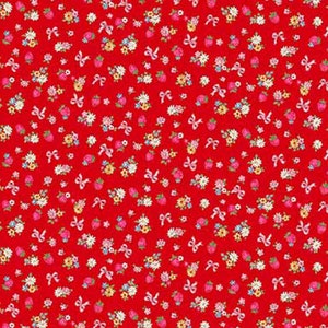 Dear Little World: Margaret & Sophie III Collection - Red - Quilt Gate - ( QUGLW2000-14E )