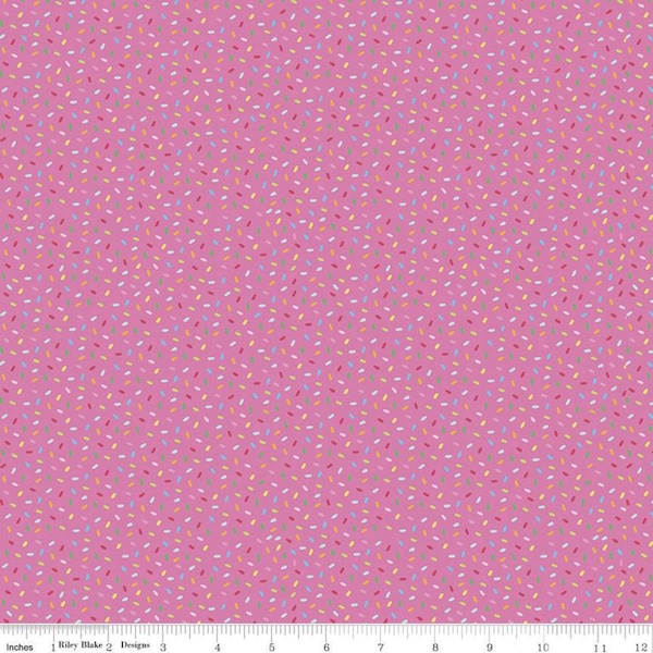 Lets Chill - Hot Pink - RAINBOW FRUIT - by Amber Kemp-Gerstel of Damask Love for Riley Blake Designs - ( C10895-HOTPINK )