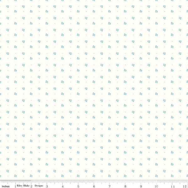 Bee Backgrounds - Clover - Cottage - Quilting Cotton Fabric - by Lori Holt of Bee in My Bonnet - ( C9711-COTTAGE )