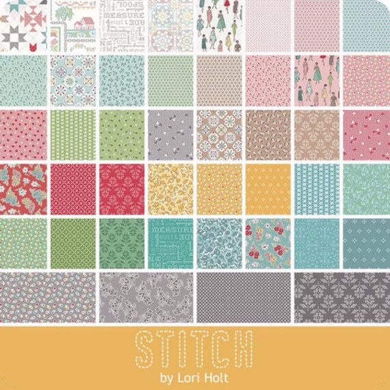 STITCH - Hexie on Leaf Color Quilting Cotton Fabric- Lori