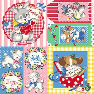 Dear Little World: Kawaii Friends - Red - Quilt Gate - ( QUGLW2020-11E )
