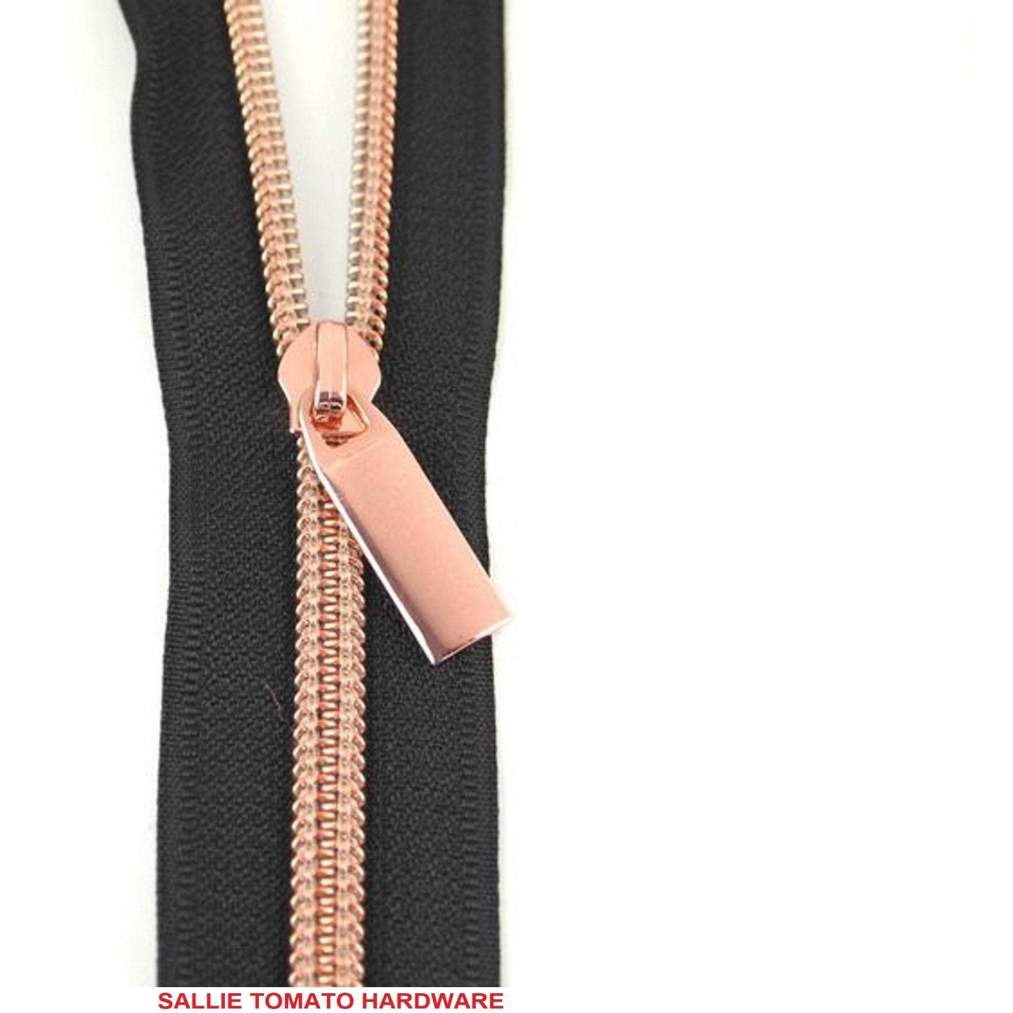 BAG HARDWARE by Sallie Tomato - Nylon Coil Zippers - Black