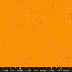 SPECKLED - Orange Fabric with Specks - Rashida Coleman Hale - Ruby Star Society - Moda - Quilting Cotton Fabric - RS5027-100M