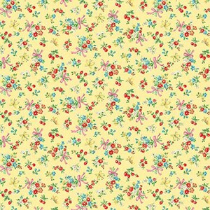 Dear Little World: Kawaii Friends - Yellow - Quilt Gate - Quilting Cotton Fabric - QUGLW2020-14B