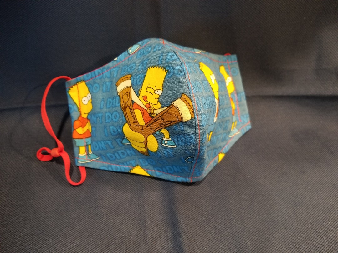 The Simpsons Masks Bart I Didn't Do It Adults and Etsy