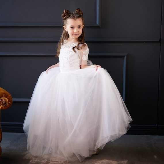 Lavender Never Ender Little Girl's Dress – Monbebe Couture
