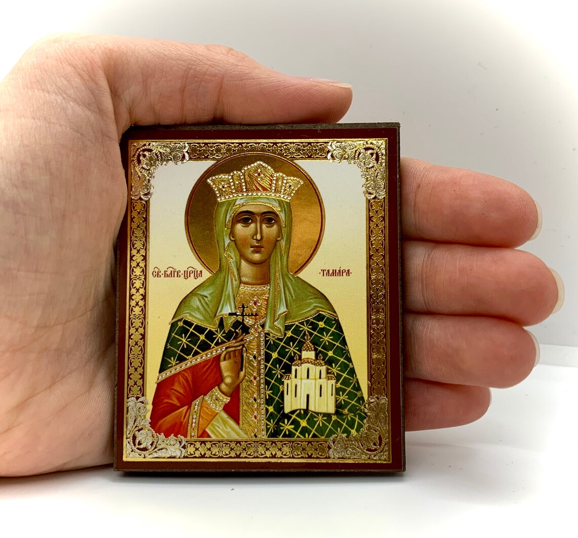 St Tamar of Orthodox Icon Etsy