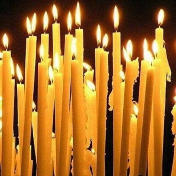 Orthodox blessed candles Etsy