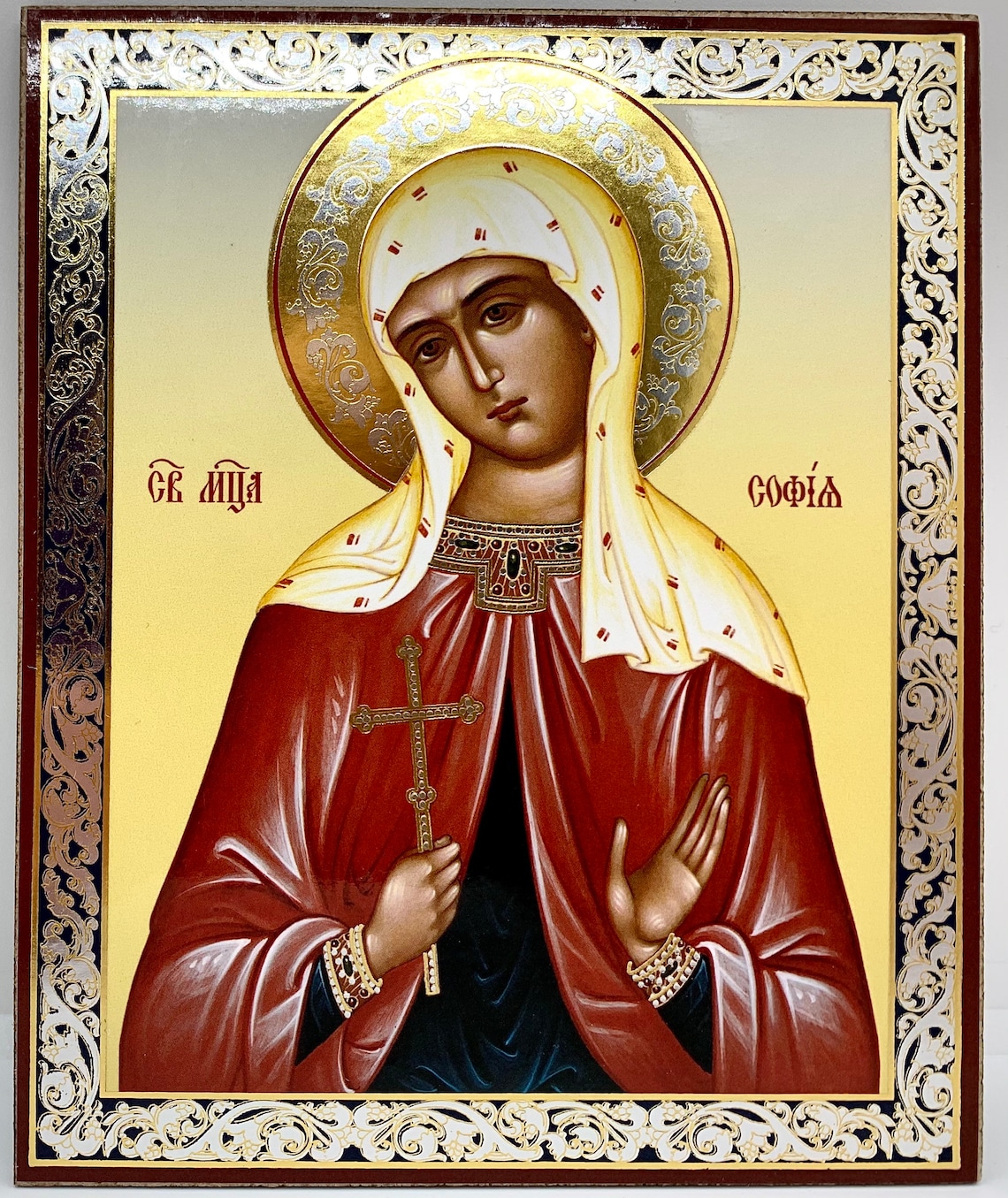 Saint Sophia Orthodox icon Etsy