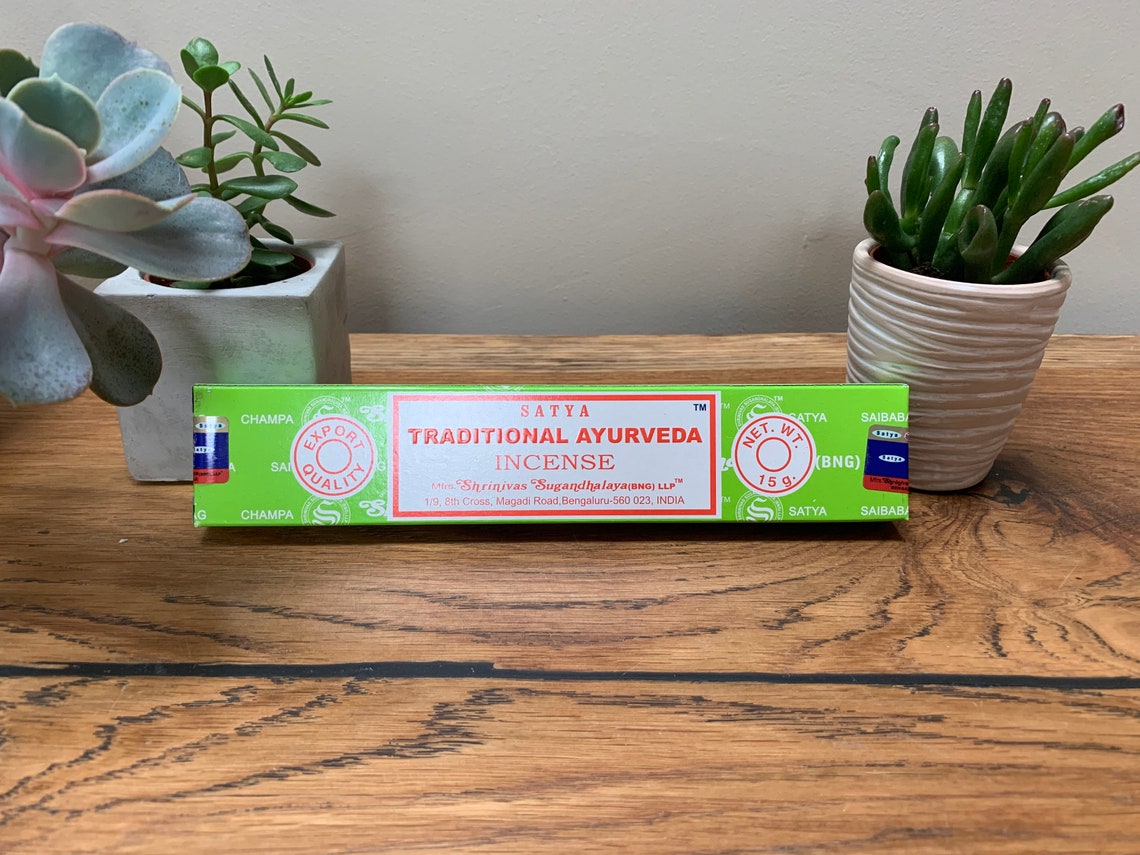 Traditional Ayurveda Incense Satya Ayurveda Incense Etsy