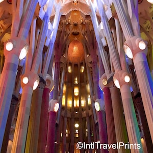 Basilica de la Sagrada Familia Digital Print