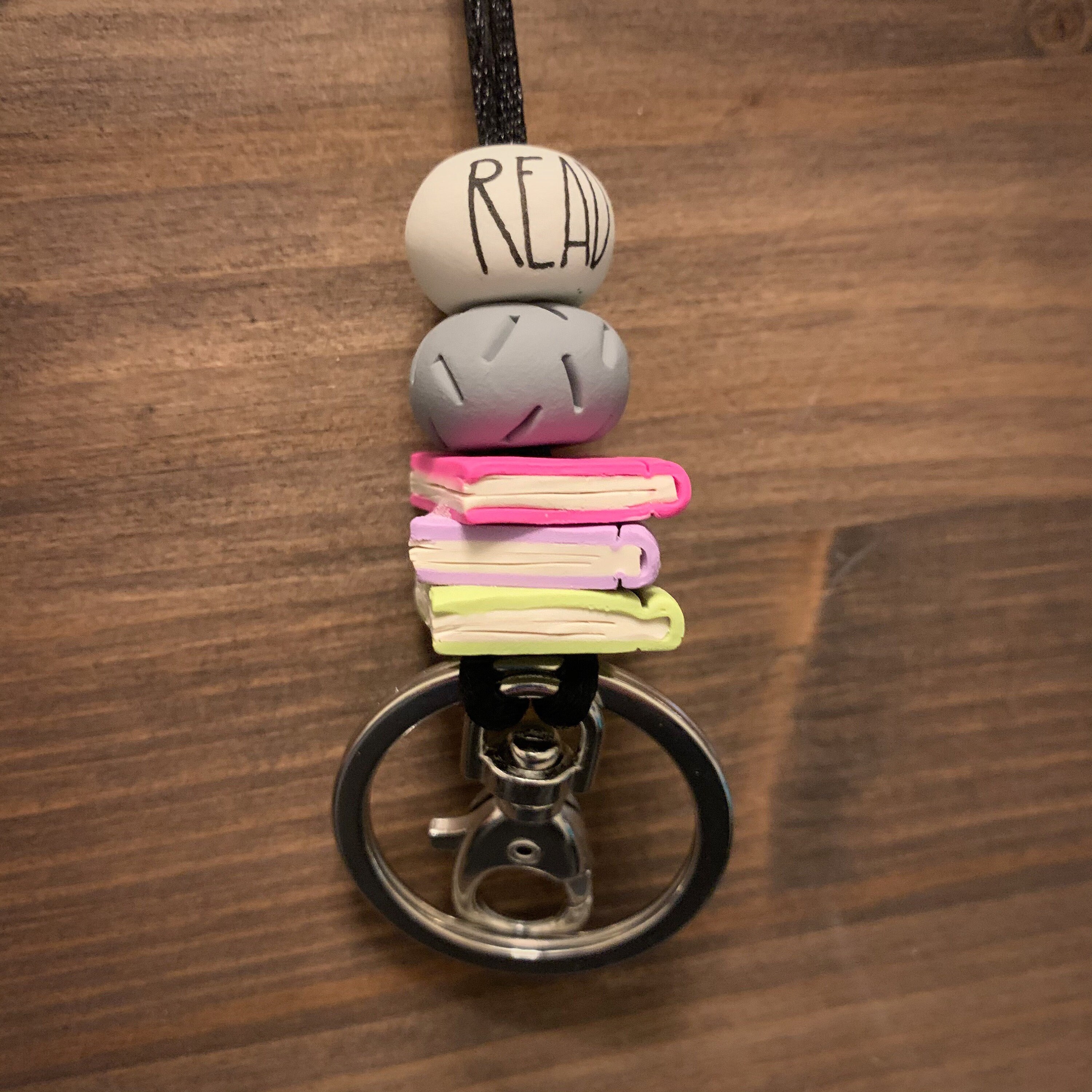 Spring into Reading Books Lanyard / Spring Lanyard / Librarian Etsy