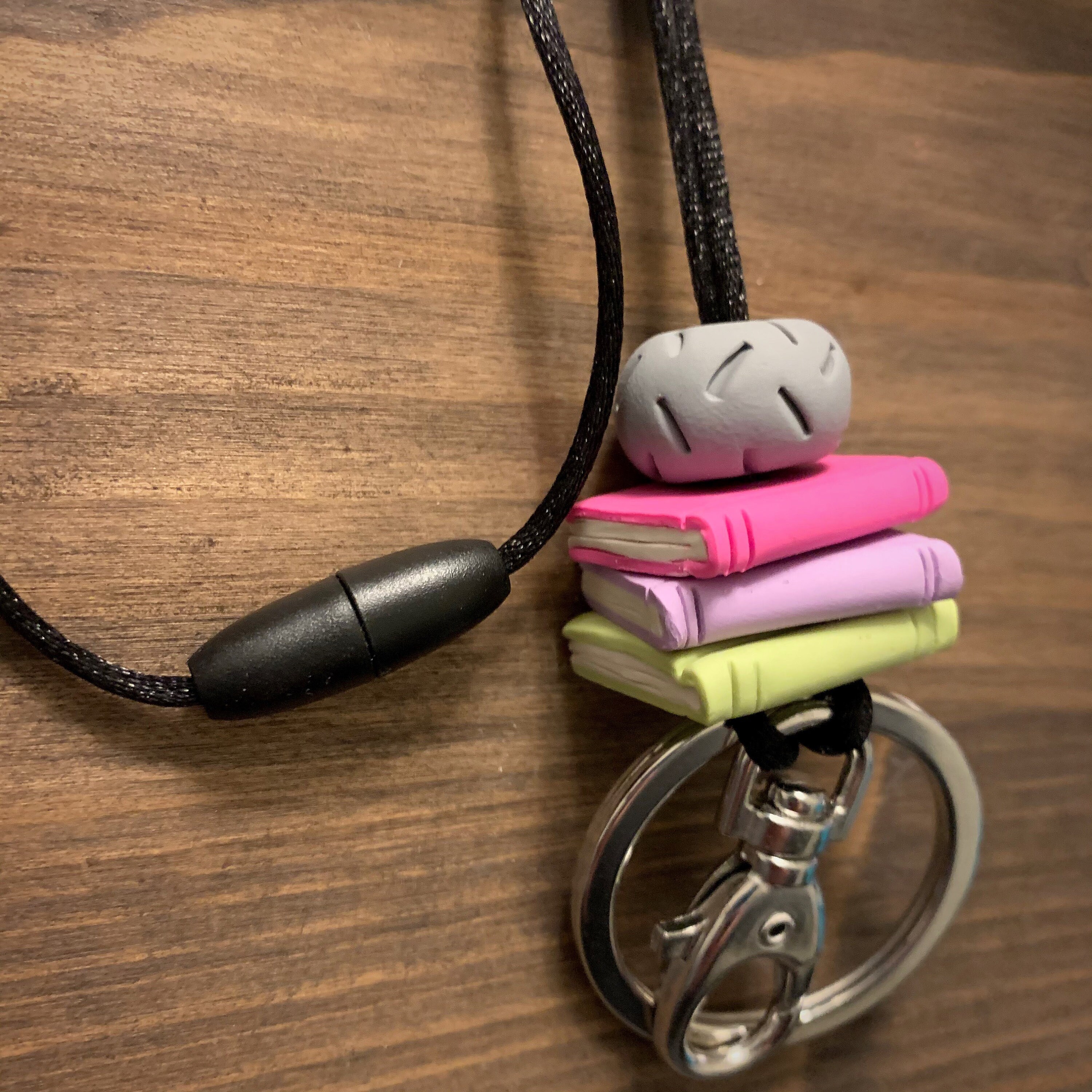 Spring into Reading Books Lanyard / Spring Lanyard / Librarian Etsy