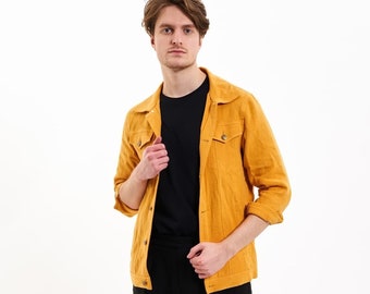 Mustard Denim Jacket - Etsy