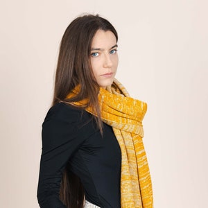 The Hemp & Wool Scarf - Mustard