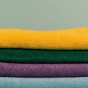 Linen Bathroom Towels Set, Beach Towels, SPA Sauna Towel, European Linen, Flax towel, Turkish Cotton, Waffle, Travelling, Organic Blue image 8