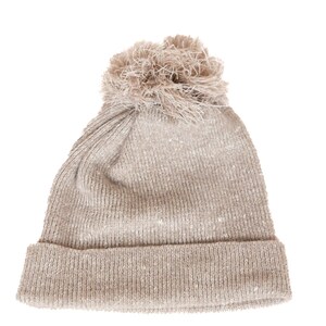 The Hemp Wool Bobble Beanie - Beige